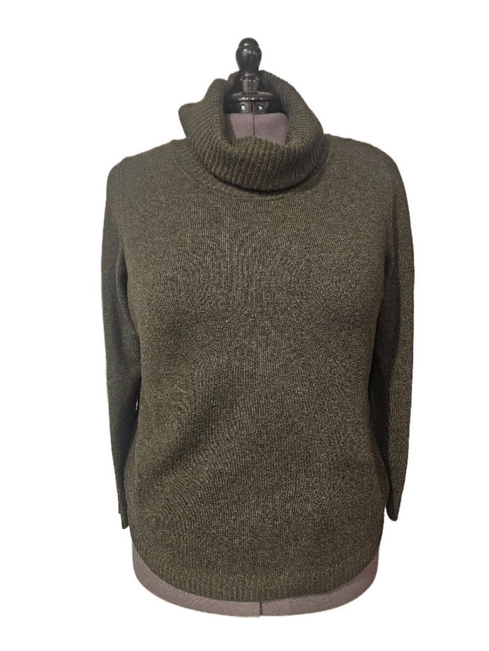 Tahari Olive Green Sweater SZ 1X